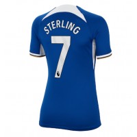 Fotballdrakt Dame Chelsea Raheem Sterling #7 Hjemmedrakt 2023-24 Kortermet
